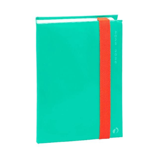 QUO VADIS EUROTEXT AGENDA GIORNALIERA 2025/26 12X17 CM 12 MESI AGOSTO LUGLIO CON ELASTICO RIO VERDE